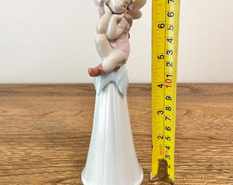 Vintage Lladro Bell Figurine 6416 Fairy Girl on Pedestal, It's a