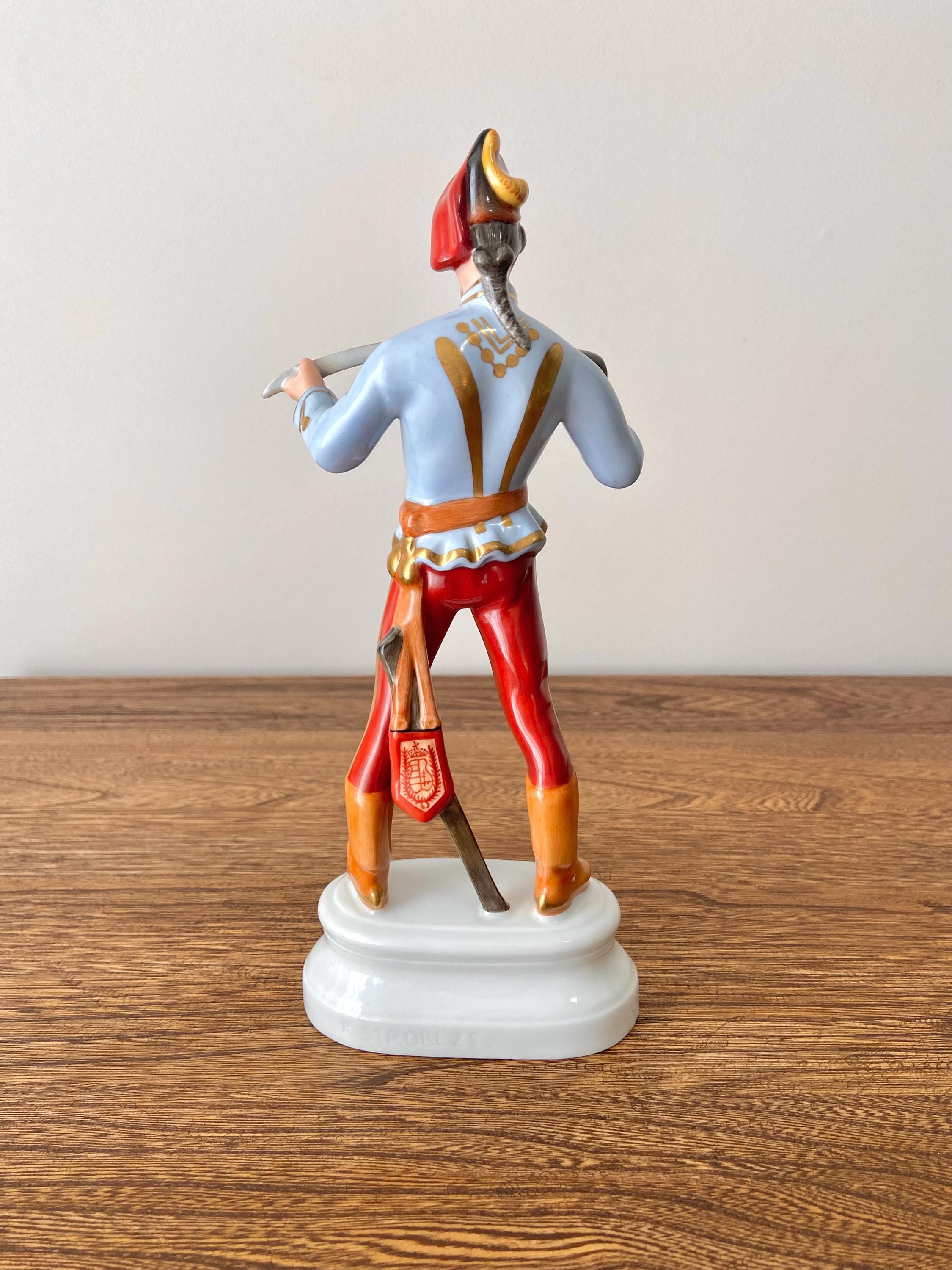 Vintage Herend Hand-painted Hadik Hussar Figurine 5526, 9