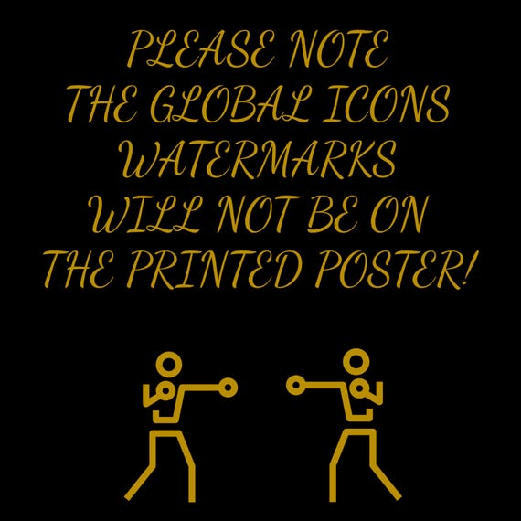 Boxing Posters 25% off Deal! Boxing Prints, Boxing Poster