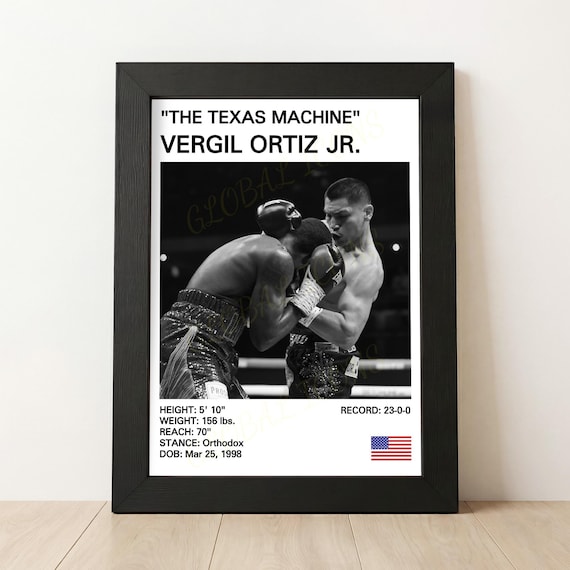 Vergil Ortiz JR Boxing Poster, Boxing Posters - Etsy