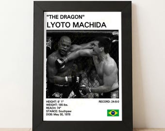 Lyoto Machida MMA Poster, MMA Gift
