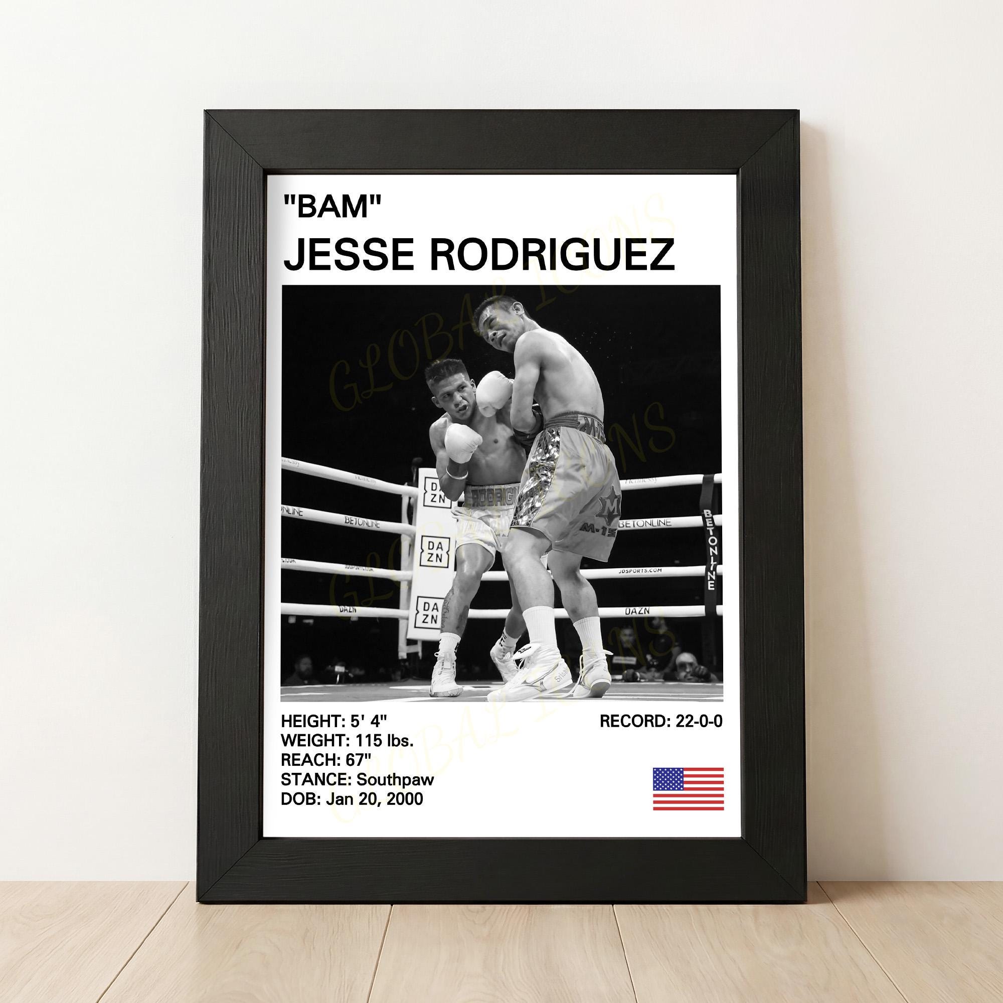 Jesse Rodriguez Boxing Poster: Boxing Gifts - Etsy