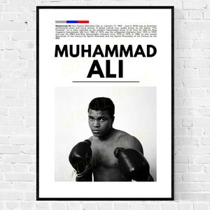 Muhammad Ali Art Print: Boxing Legend Poster