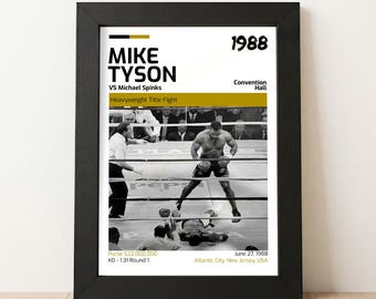 マイク・タイソン対マイケル・スピンクス ヘビー級世界選手権無敗の