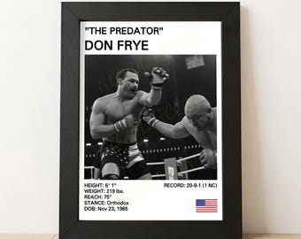 Don Frye MMA Poster: "The Predator" - Fan Art Print