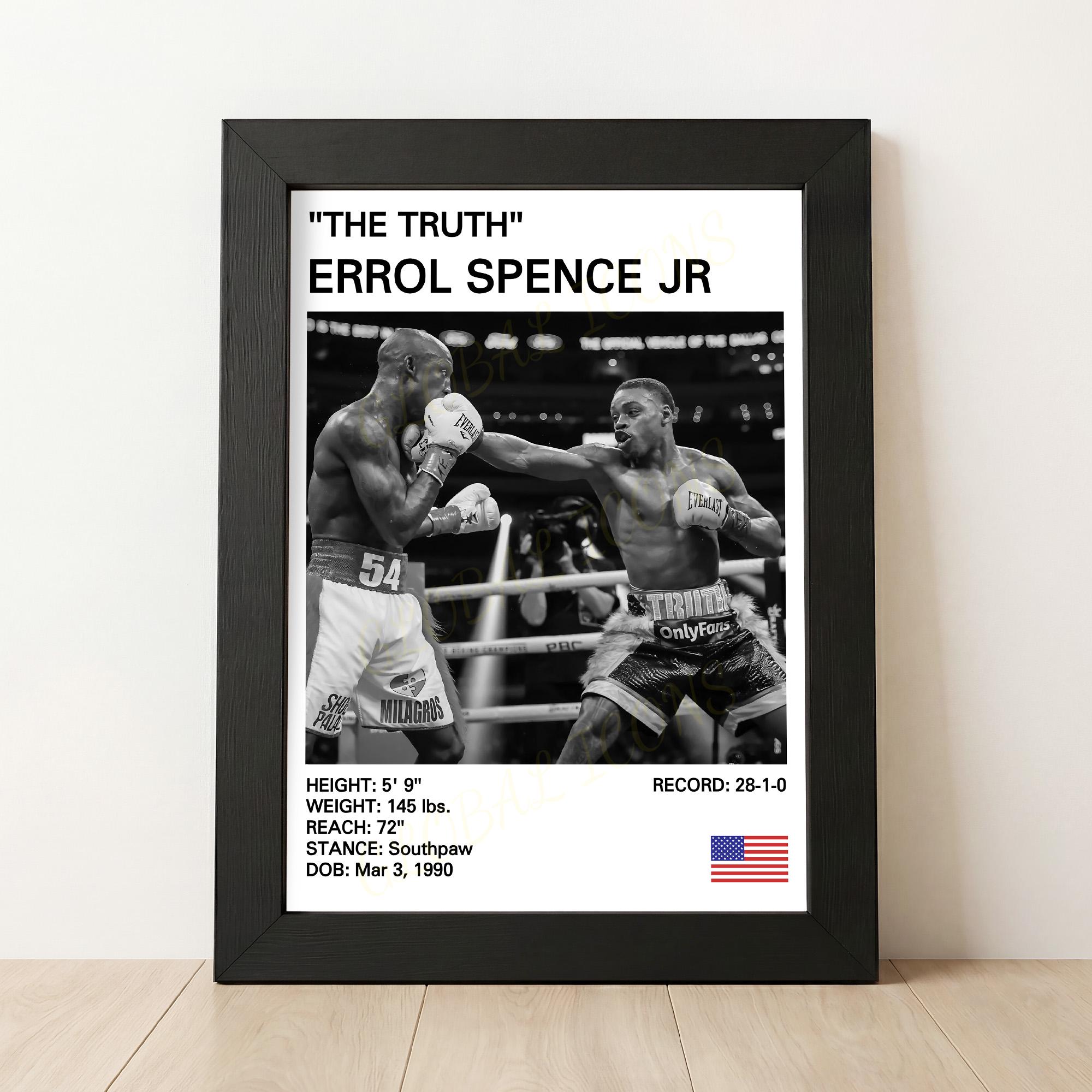 Errol Spence Jr Poster, Errol Spence Jr Print, Boxing Poster - Etsy