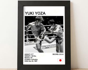ボクシング ポスター boxing posterホプキンス✕ジョッピーマヨルガ Yuki Yoza Kickboxing Poster - Etsy