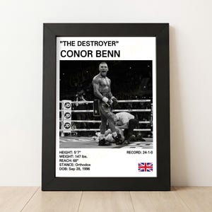 Conor Benn 'The Destroyer' Boxing Art Print