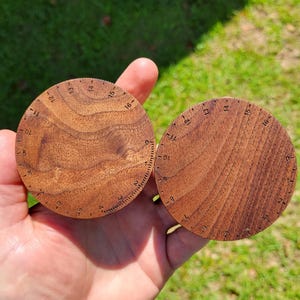 Custom Walnut Dials for Timemore Sculptor 064 or 064S