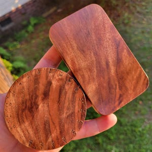 Custom Walnut Dial and Hopper Lid for Timemore Sculptor 078