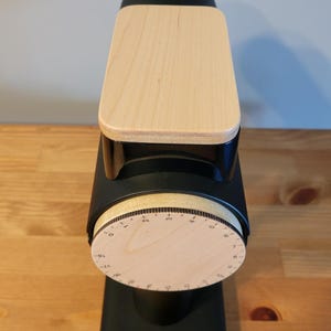 Custom Maple Dial and Hopper Lid for Timemore Sculptor 078