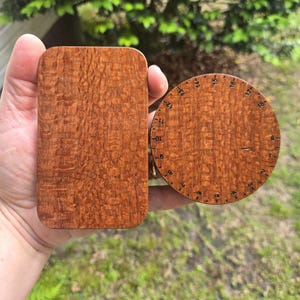 Anpassad Lacewood-urtavla och behållare för Timemore Sculptor 078