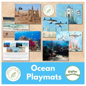 Ocean Play Mats, Play Doh Mats, Toddler Activities, Activities for Kids, Preschool, Preschool Play Dough Activity, Activities, Sea Activity