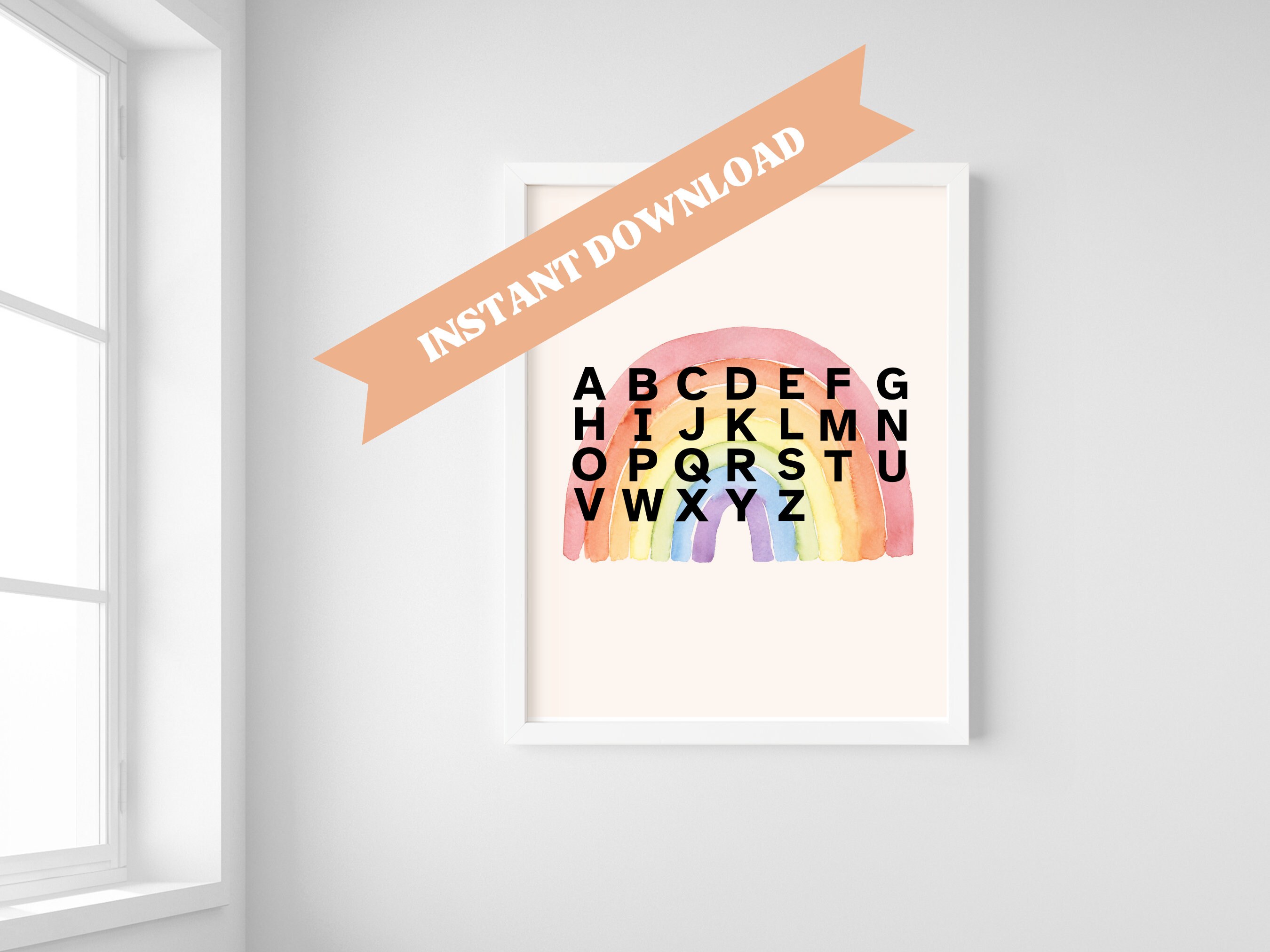ABC Poster Homeschool, Digital Print, School, Kids Art,educational ...