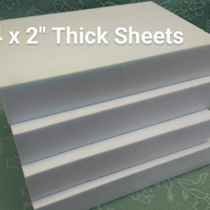 XPS Foam for Scale Modeling, Dioramas, Miniturists. Lot of 4 Sheets of 2" Thick Foam for RR Layouts, Sculpting, Tabletop Gaming + More!