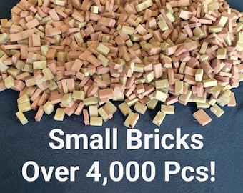 XPS Foam Small Bricks Jumbo Pk. Over 4000 Pcs! Great for any scale from 28mm to 120mm. Good for Diorama Artist & Miniaturist, RR Trains etc.
