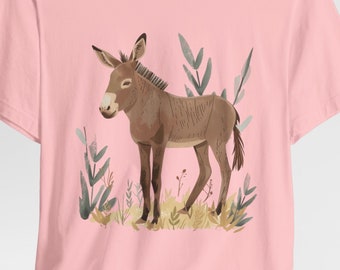 Donkey T-shirt | Awesome Donkey Shirt | Donkey Lover Shirt | Beautiful Donkey Shirt | Sweet Print Animal Shirt | Gift