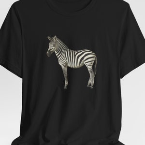 Zebra T-Shirt, Zebra Liebhaber T-Shirt, Zebra Shirt, Zebra Grafik T-Shirt, Zebra Safari, Tierdruck, Zoo, Geschenk