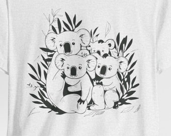 Koala T-shirt | Koala Family | Koala Lover Shirt | Koala Gift | Koala Bear Shirt | Animal Tee | Koala Bear | Nature | Wildlife