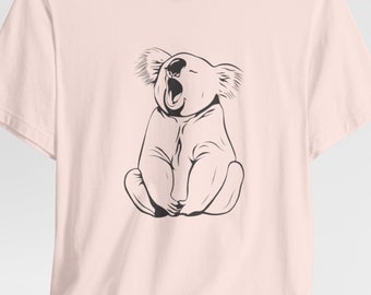 Koala T-shirt | Koala Yawning | Koala Lover Shirt | Cute Koala Tee | Koala Gift | Koala Bear Shirt | Animal Tee | Nature | Wildlife