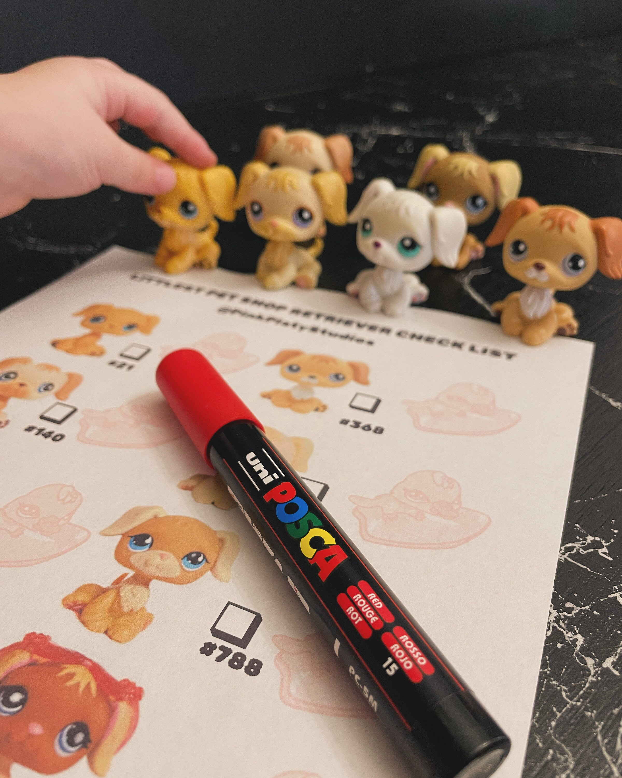 Littlest Pet Shop Retriever Checklist LPS Golden Retriever Pet Check Lists vintage Printable - Etsy