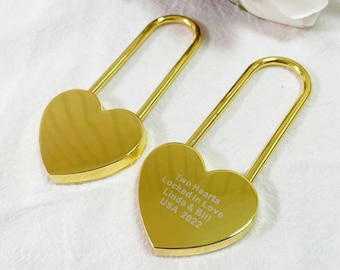Personalised Love Padlock, Engagement Love Lock, Personalised Heart Padlock, Paris Padlock, Engraved Heart Padlock, Amsterdam Gold Love Lock