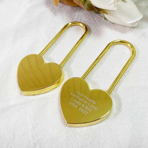 Personalised Love Padlock, Engagement Love Lock, Personalised Heart Padlock, Paris Padlock, Engraved Heart Padlock, Amsterdam Gold Love Lock