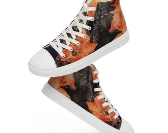 Chaussures mandrins montantes en toile Angry Bird Graffiti pour homme