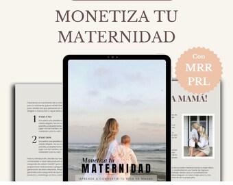 Machen Sie Ihre Mutterschaft zu Geld – Lernen Sie, Social Media zu meistern, um von zu Hause aus Geld zu verdienen. MRR PLR-Wiederverkaufsrechte-E-Book | Auf Spanisch