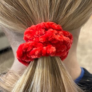 Velvet Bloom Scrunchie