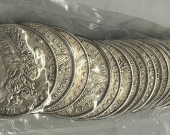 Morgan Dollars. (Sets of 10 or 20) 1878S, 1880S, 1886S, 1887S, 1892S, 1893S, 1898S, 1899S or 1904S. Please read all the Item Details Below.