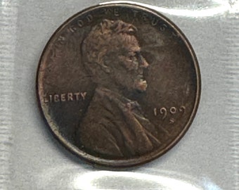 1909S-VDB Lincoln Cent. Please see complete item details below.