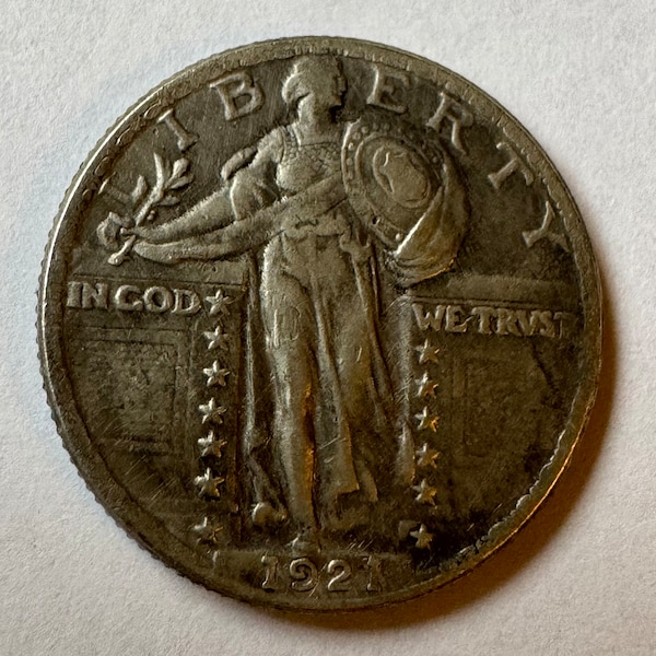 1921 Liberty Standing Quarters. Please See Complete Item Details Below.