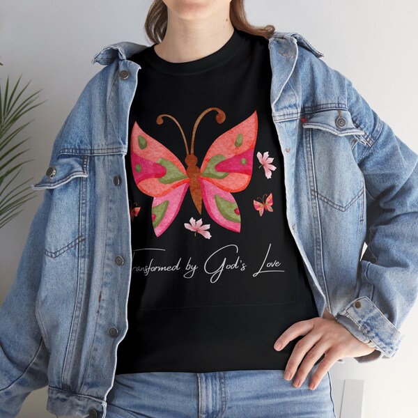 Unisex Men and Women Summertime Butterflies Cotton T shirts