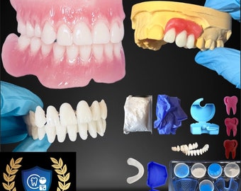 Zahnprothese,DIY Kit, Gebiss,Denture