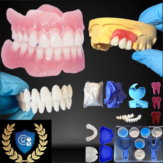 Soft Denture Reline Kit! Durable Liner, Repair Loose Dentures, denture reline kit almatysite.kz