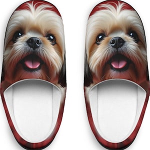 Shih Tzu Women's Slip Ons Shih Tzu Women's Slip Ons