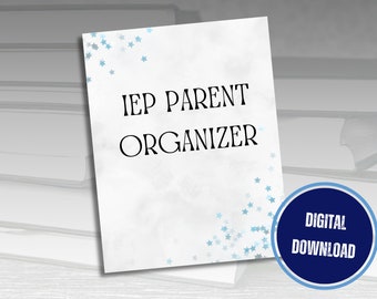 IEP Parent Organizer Black & White