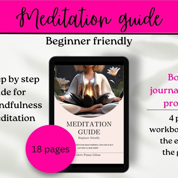 Mindful Meditation Guide for Relaxation and Self Care - Mindfulness Practice for Calmness and Stress Relief