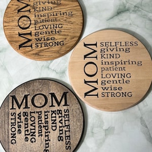 Mom sign Mom Gift baby shower gift Wall Decor Home Decor, mom birthday gift, step mom gift, mother in law gift, gift from daughter