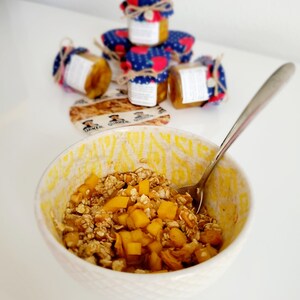 Winter Warmth used as a topper for a hot oatmeal breakfast
