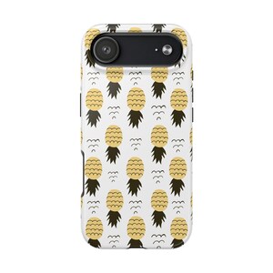 If You Know You Know Ananas-telefoonhoesje | Ananaspatroon ondersteboven | Leuke hoes met geheime boodschap voor iPhone en Samsung Galaxy