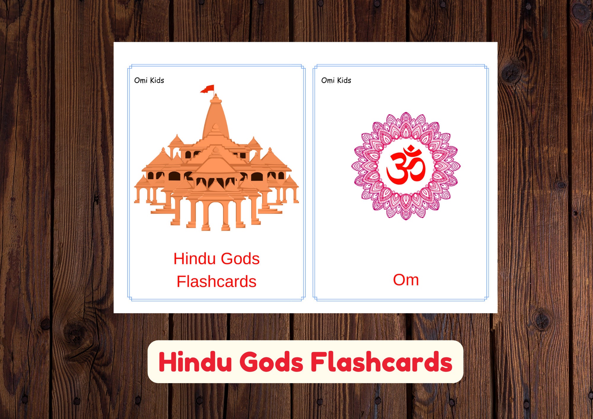 Hindu Gods Flashcards - Etsy