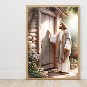 Jesus at the Door Print: LDS Christian Wall Art (Digital Download)