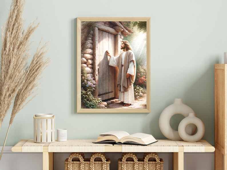 Jesus at the Door Print: Christian Wall Art (digital Download) - Etsy