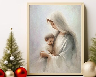 聖母マリアと幼子イエス、幼子イエスを抱くマリアの絵画、現代の LDS