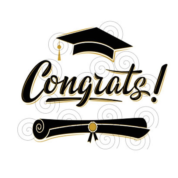 Congrats - graduation - svg