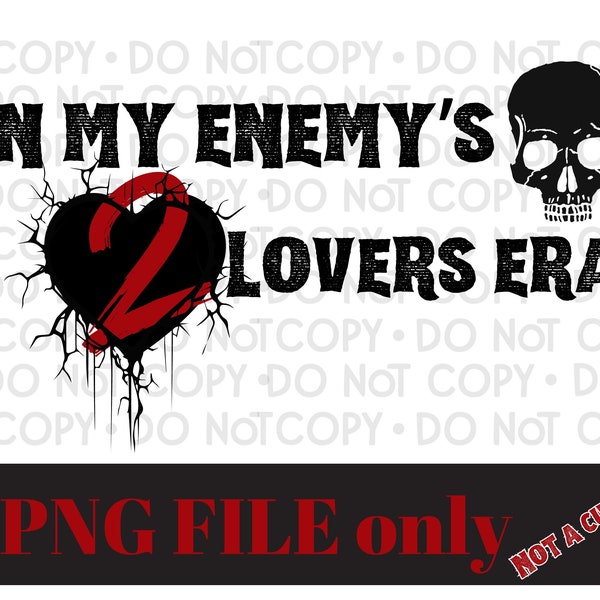 In my enemy's to lovers era, PNG file, Sublimation, booktok, book lover,