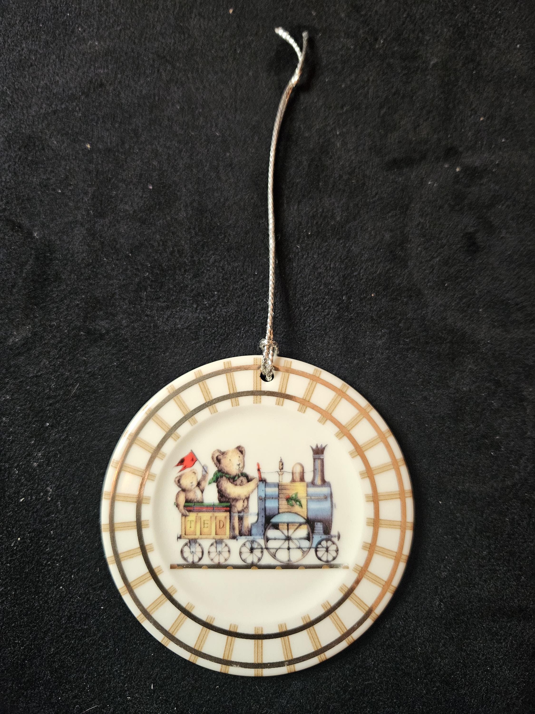 Wedgwood Vintage Ted's Train Edition #1 Engineer Ornament