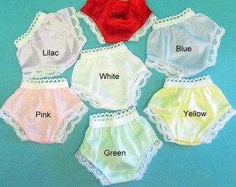 Doll Panties MED-LARGE for 12-20" Dolls with 6 - 8" waist